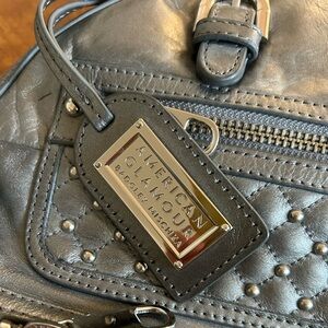 American Glamour Badgley Mischka Leather Bag